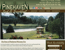 Tablet Screenshot of pinehavenbnb.com